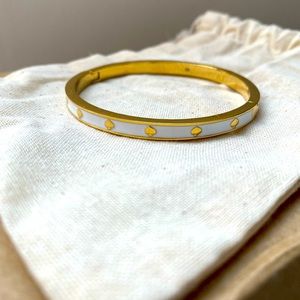Kate Spade Enamel Hinged Bangle Bracelet